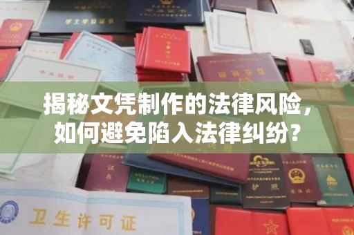 临武揭秘文凭制作的法律风险，如何避免陷入法律纠纷？
